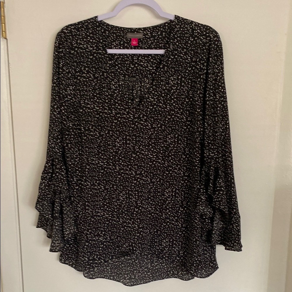 Vince Camuto Black and White Blouse